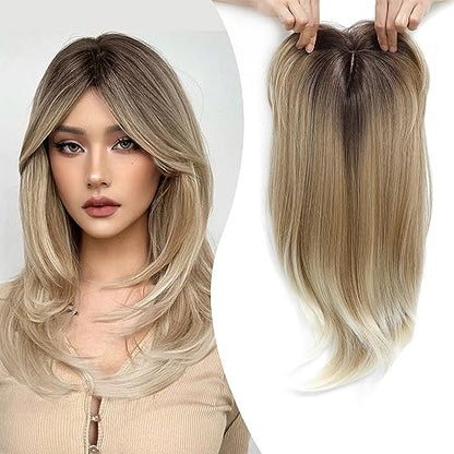 📢📢50% RABATT! ⏰ Topper mit Pony – Geschichtete Haarteile für dünnes Haar, Volumen & Natürlichkeit in Sekunden 💇‍♀️✨