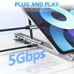 💻 💥60% RABATT! ⚡ 2-in-1 USB-C Dockingstation & Laptopständer – 8 Ports, 4K HDMI & Höhenverstellbar für Mehr Produktivität 🖥️