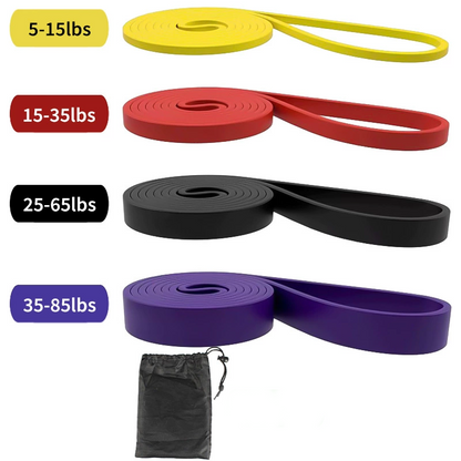 📢📢50% RABATT !!⏰ 5-teiliges Fitnessband-Set – 5 Stufen, Anker, Griffe – ideal für Kraft, Yoga & Pilates! 🧘