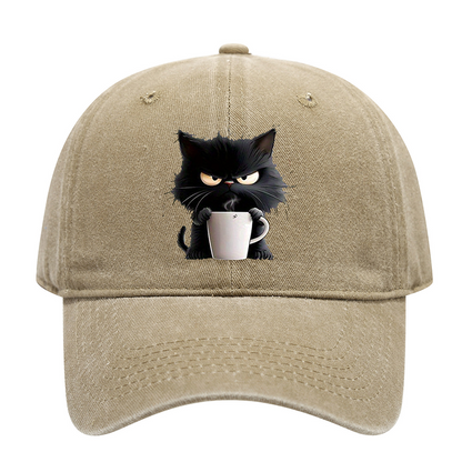 📢📢40 % Rabatt!! ⏰Süße schwarze Katze Vintage Baseball Cap