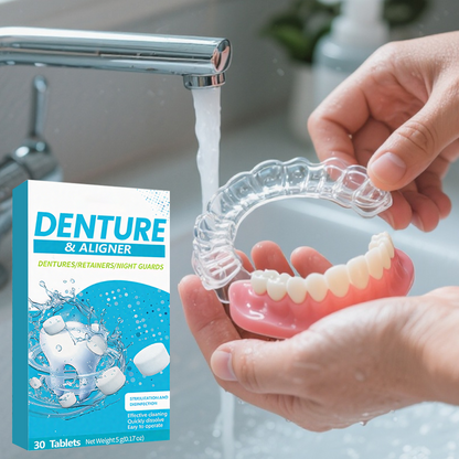 🦷 50% RABATT! 💊 Reinigungstabletten – Für Zahnspangen & Zahnersatz ✨