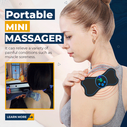 📢📢Kaufe 1, erhalte 1 gratis !!⏰Tragbarer Mini-Körpermassagegerät – einstellbare Intensität für Nacken, Rücken, Taille, Hüften & Beine, Entspannen Sie unterwegs!