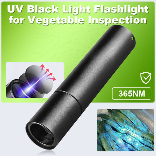 🛡️UV-Schwarzlicht-Taschenlampe zur Gemüseinspektion