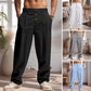 💎 -50% AUF HERREN FREIZEIT-HOSE MIT GERADEM BEIN! 💎 Kordelzug, Atmungsaktives Material & Vielseitiger Stil ✨