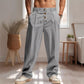 💎 -50% AUF HERREN FREIZEIT-HOSE MIT GERADEM BEIN! 💎 Kordelzug, Atmungsaktives Material & Vielseitiger Stil ✨