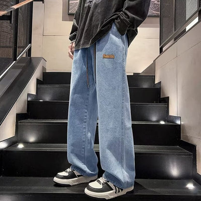 📢📢60 % Rabatt!! ⏰Herren lässige und lockere Jeans mit weitem Bein