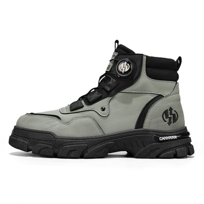 Rutschfeste Arbeitsschuhe aus PU-Leder für Herren