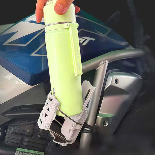 🏍️ 50% RABATT! 🥤 Selbstjustierender Motorrad-Becherhalter – Universelle Befestigung, Vibrationsdämpfend & Stabiler Halt 🔧