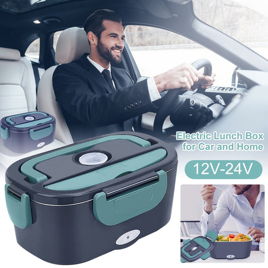 🍱 50% RABATT! 🔥 Tragbare Heiz-Lunchbox mit Edelstahl-Einsatz ⚡