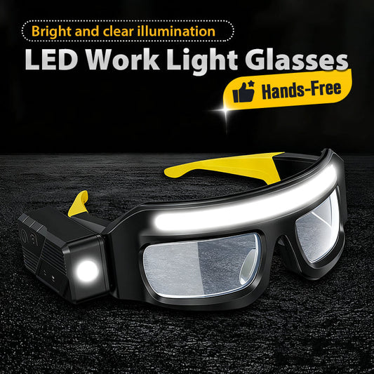 ✨Freihändige LED-Arbeitslichtbrille