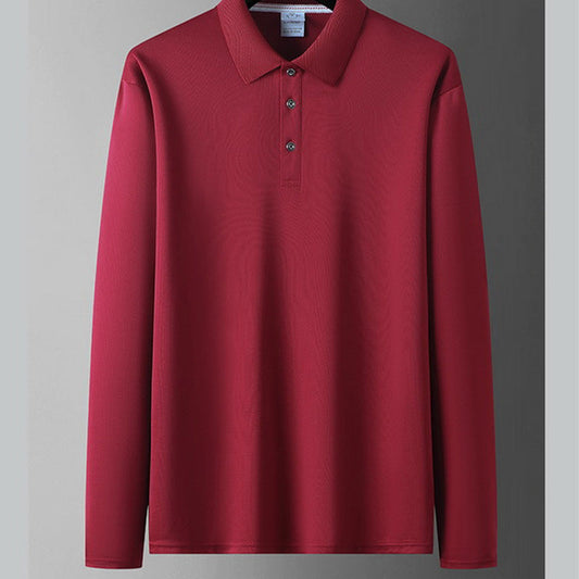 📢📢50 % Rabatt!! ⏰Herren einfarbiges Business-Casual-Oberteil mit Kragen