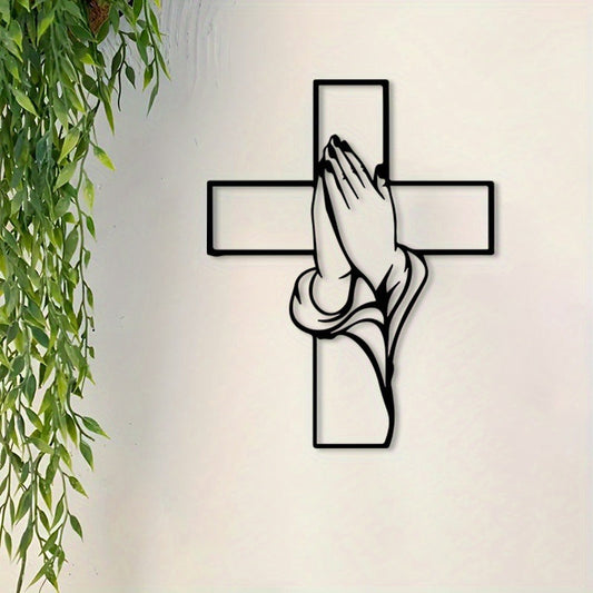 📢📢50 % RABATT!!! ✨Spirituelle Wohnkultur Kreuz mit betenden Händen