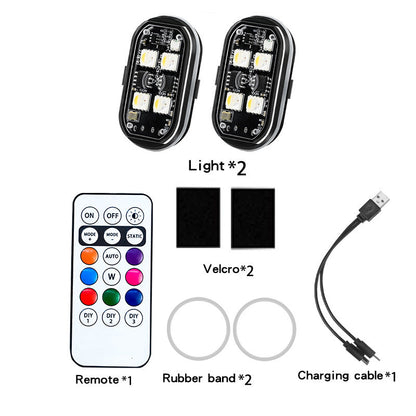📢📢50% RABATT !!⏰Tragbare LED-Warnleuchte für das Auto mit Fernbedienung