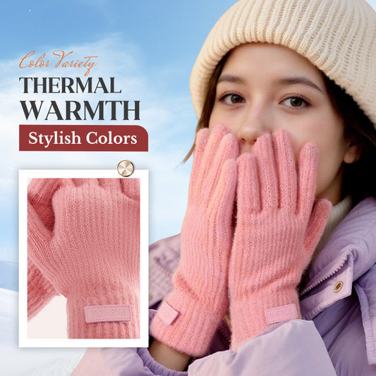 📢📢60% RABATT !!!🎁Warme Thermo-Strickhandschuhe mit Touchscreen-Funktion