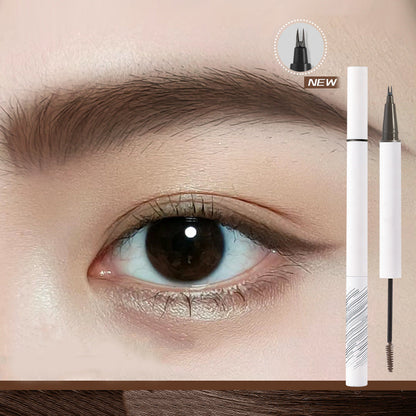 Dual-Ended 2 Tip Waterproof Eyebrow Pencil & Brush
