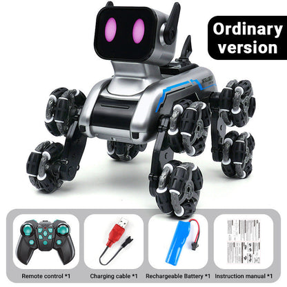 💥Heiße Verkaufsangebote🐶Intelligenter akrobatischer Roboterhund mit acht Rädern🖤Klettern, Verwandlung, Gestenerkennung