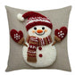 Festive Christmas Character Pillow Cover