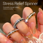🔥Solange der Vorrat reicht 48 % Rabatt!🎉Drehbarer Spinner-Ring aus Titanstahl mit Zirkonia