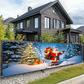 🎄 50% RABATT! ✨Weihnachtsbanner für draußen zum Aufhängen