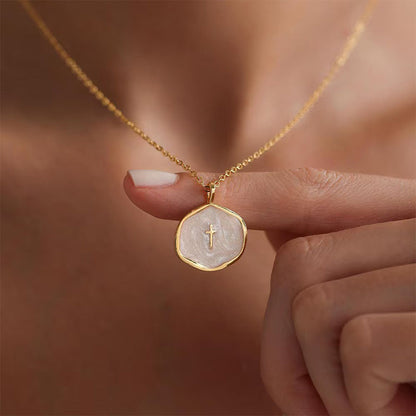 📢📢50~74% RABATT!!! ✨ Minimalistische Faith-Halskette für Frauen