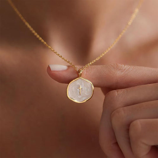 📢📢50~74% RABATT!!! ✨ Minimalistische Faith-Halskette für Frauen