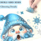💖 50 % Rabatt!💖Weihnachtliche Glitzer-Fensteraufkleber 9-teilig