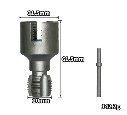 💎 50% RABATT! 💎 Rohrgewindeschneidwerkzeug – Präzisions-Schneideisen für Metall & PVC, Kompatibel mit Bohrmaschine, Ergonomisch & Profi-Qualität 🛠️🔧
