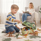 📢📢50% Rabatt  !!⏰🦖🎓 Lustiges & pädagogisches Dinosaurier-Spielzeugset für Kinder – fördert Kreativität & Wissen