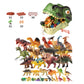 📢📢50% Rabatt  !!⏰🦖🎓 Lustiges & pädagogisches Dinosaurier-Spielzeugset für Kinder – fördert Kreativität & Wissen