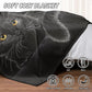 📢📢55% RABATT!!! 🎅Verstärkte Ultra-Warme Bettdecke mit Schwarz Katze Motiv für die Bettkante