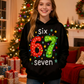 📢📢58% RABATT!!! 🎅Kinder Weihnachts-Kapuzenpullover mit „67“ Grafik-Print