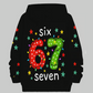 📢📢58% RABATT!!! 🎅Kinder Weihnachts-Kapuzenpullover mit „67“ Grafik-Print