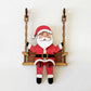 📢📢50% RABATT!!! 🎅🎄3D Santa in Holz auf Swing Dekor Tisch