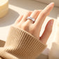 📢📢50 % Rabatt!!! 🎅Modischer Mémoire-Ring mit glitzernden Zirkonia-Steinen