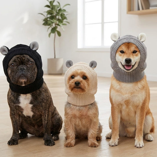 📢📢50 % Rabatt!!! 🎅Cute Warm Knitted Dog Hat