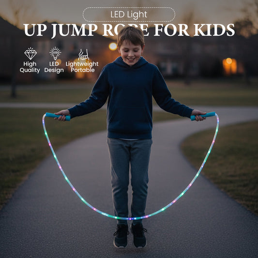 📢📢50 %  RABATT !! ⏰LED-Leuchtseil zum Springen für Kinder