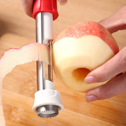 🍎 Kaufe 1, erhalte 1 GRATIS!🔥 2-in-1 Apfelausstecher & Schäler aus Edelstahl – Schälen, entkernen und stilvoll servieren wie ein Profi! ✨