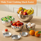 🛍️ 60% RABATT! 🥣 6-teiliges Edelstahl-Schüssel-Set mit Deckel – Spritzschutz, vielseitig & stapelbar – Ideal für Salat, Backen & Aufbewahrung ✨