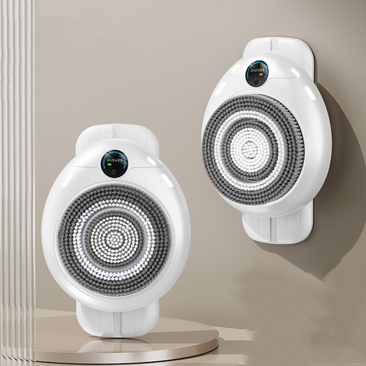 📢📢50 %  RABATT !! ⏰Automatische, wandmontierte Rückenwaschbürste – Großer Bürstenkopf & höhenverstellbar 🚿🧼