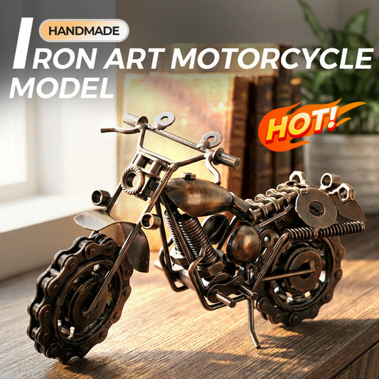 📢📢60 %  RABATT !! ⏰Handgefertigtes Motorradmodell aus Eisen