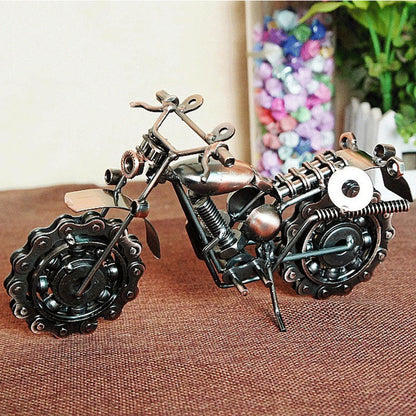📢📢60 %  RABATT !! ⏰Handgefertigtes Motorradmodell aus Eisen