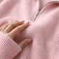 📢📢60 % Rabatt!! ⏰Damen-Pullover mit Viertelreißverschluss