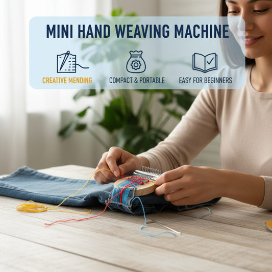 📢📢50 % Rabatt!! ⏰Mini-Handwebmaschine