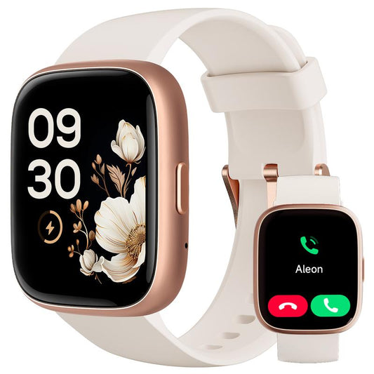 📢📢60 % Rabatt!! ⏰Smartwatch für Frauen und Männer, Fitness-Tracker mit Anrufannahme/-tätigung, Fitnessuhr mit Schlaf-Tracker/100 Sportarten/IP68 wasserdichtem Schrittzähler