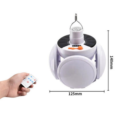 📢📢Kaufe 2 und erhalte 1 gratis⏰Solarbetriebene, multifunktionale und faltbare Lampe in Fußballform