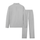 📢📢60 % Rabatt!! ⏰Herren-Set aus Sweatshirt mit Waffelstrick und Hose mit geradem Bein