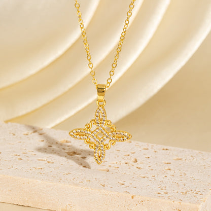 ✨ JETZT 50 % RABATT! !✨Unisex Witch Knot Pendant Necklace📿