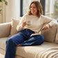 📢📢60 % Rabatt!! ⏰Damenjeans mit hoher Taille und weitem Bein