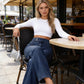 📢📢60 % Rabatt!! ⏰Damenjeans mit hoher Taille und weitem Bein