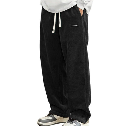 📢📢60 % Rabatt!! ⏰Herrenhose mit lockerer Passform, Kordelzug und Taschen